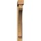 Ekena Millwork Legacy Block Rough Sawn Bracket w/ Offset Brace, Western Red Cedar, 6"W x 44"D x 44"H BKT0604X44X44LEC05RWR - alternate 2